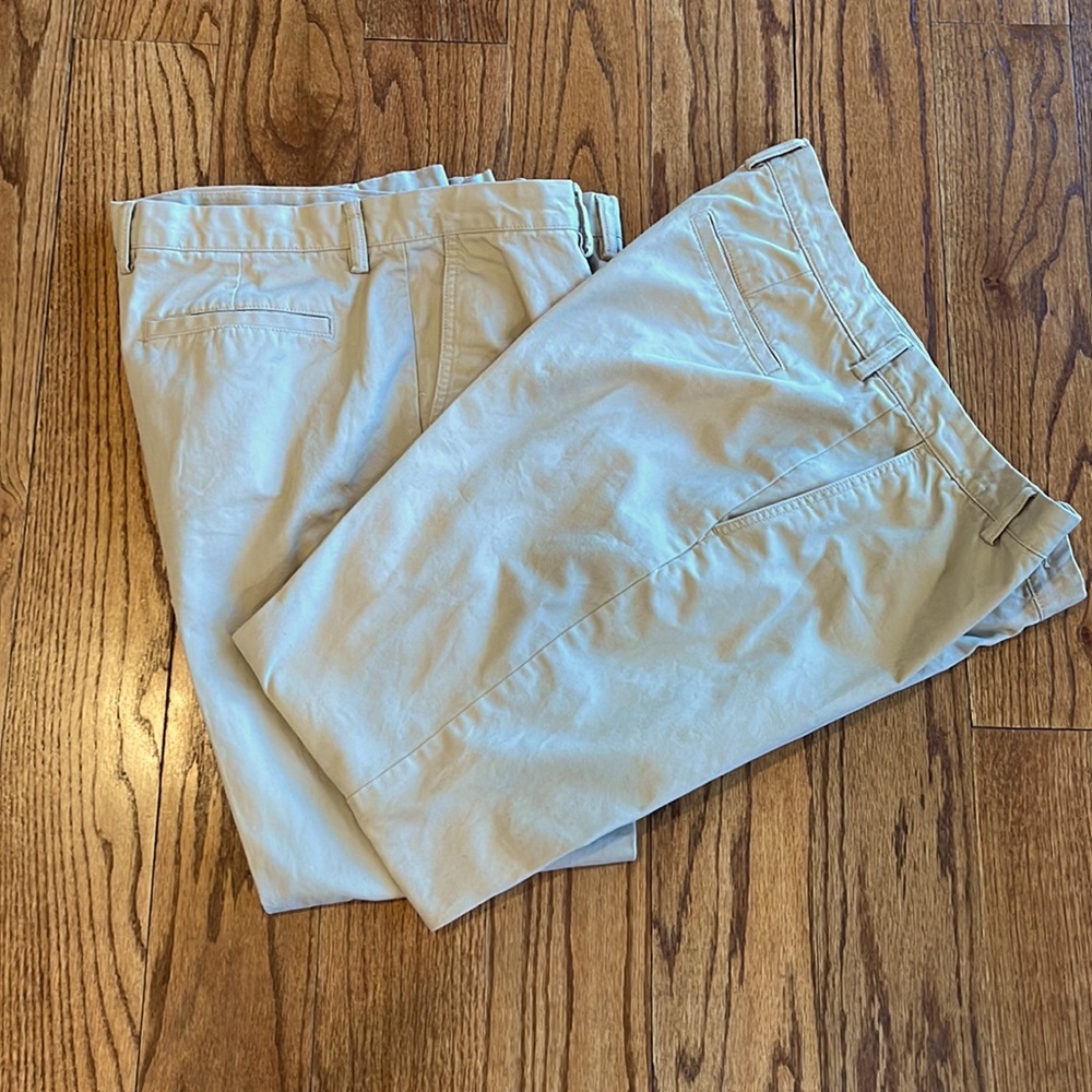 Old Navy Slim Khaki Chino Pants (2 pair), 38x32